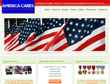 Tablet Screenshot of americacaresusa.org